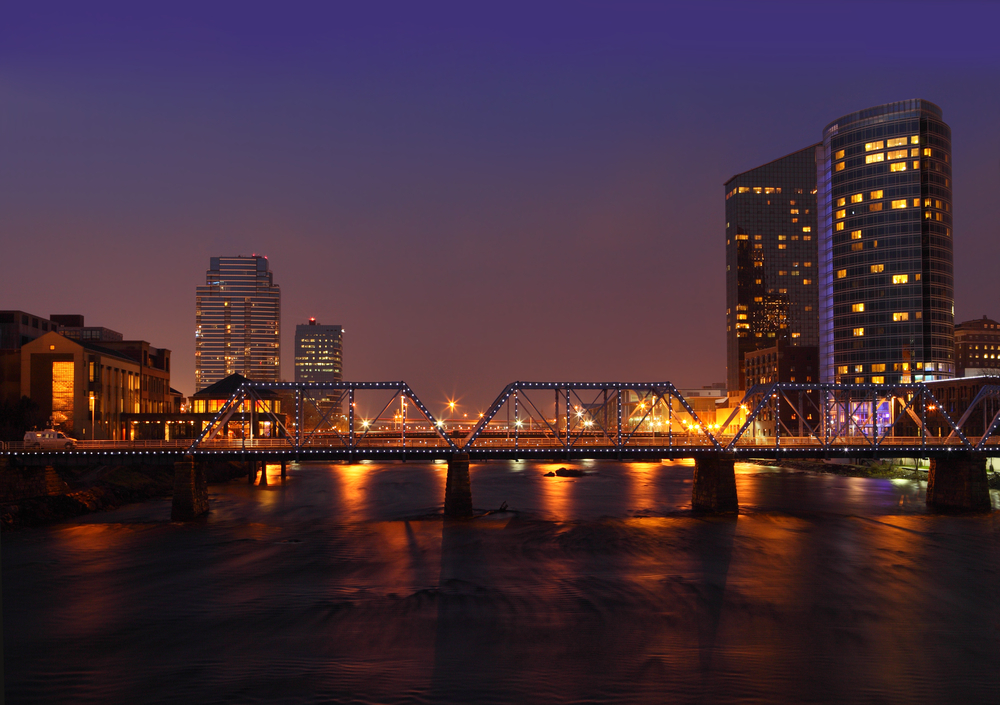 Grand Rapids Skyline Night